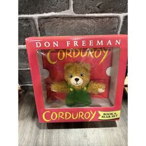 CORDUROY HC BOOK AND PLUSH BEAR SET DON FREEMAN NEW IN BOX 2008